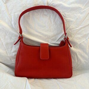 SOLD 🍒 Vintage Cherry Red Coach Hamilton Shoulder Bag 7789 ✨